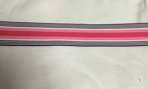 Pink and Black Woven